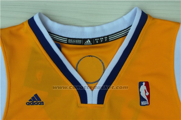 Maglia Golden State Warriors Stephen Curry #30 Giallo